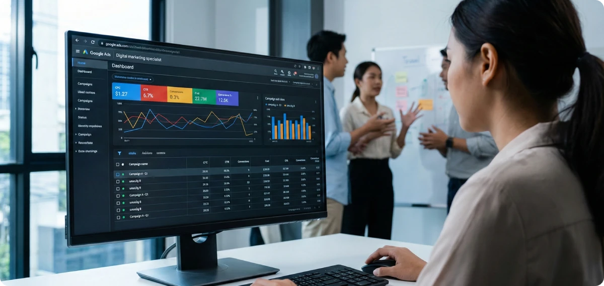 การวัดผลตอบแทน (ROI) และวิเคราะห์ข้อมูลโฆษณาผ่านหน้าจอ Dashboard